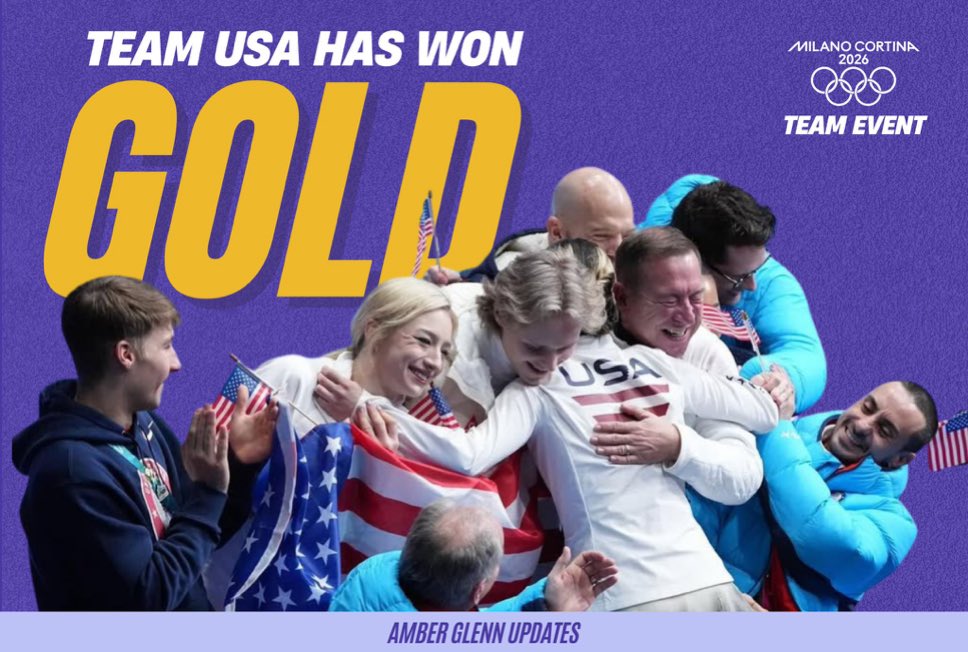 Hey all you MAGA dipshits that were rooting against Amber Glenn for speaking out….she just won gold!