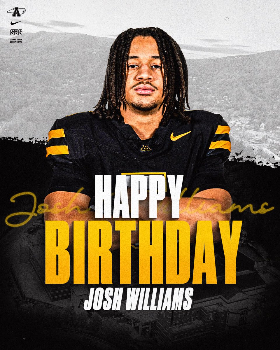 Dowell_Loggains's tweet photo. Happy Birthday to Mountaineer, Josh Williams! https://t.co/YNvduIPCno