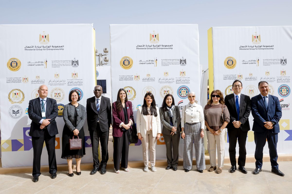 UNDPEgypt's tweet photo. Congratulations to @MOICEgypt &amp; H.E. Minister @RaniaAlMashat on the launch of #Egypt’s 1st Startup Charter; a strategic roadmap to strengthen startup ecosystem, drive innovation &amp; promote sustainable economic growth. @UNDP looks forward to supporting efforts ahead. https://t.co/76Fswx5csJ
