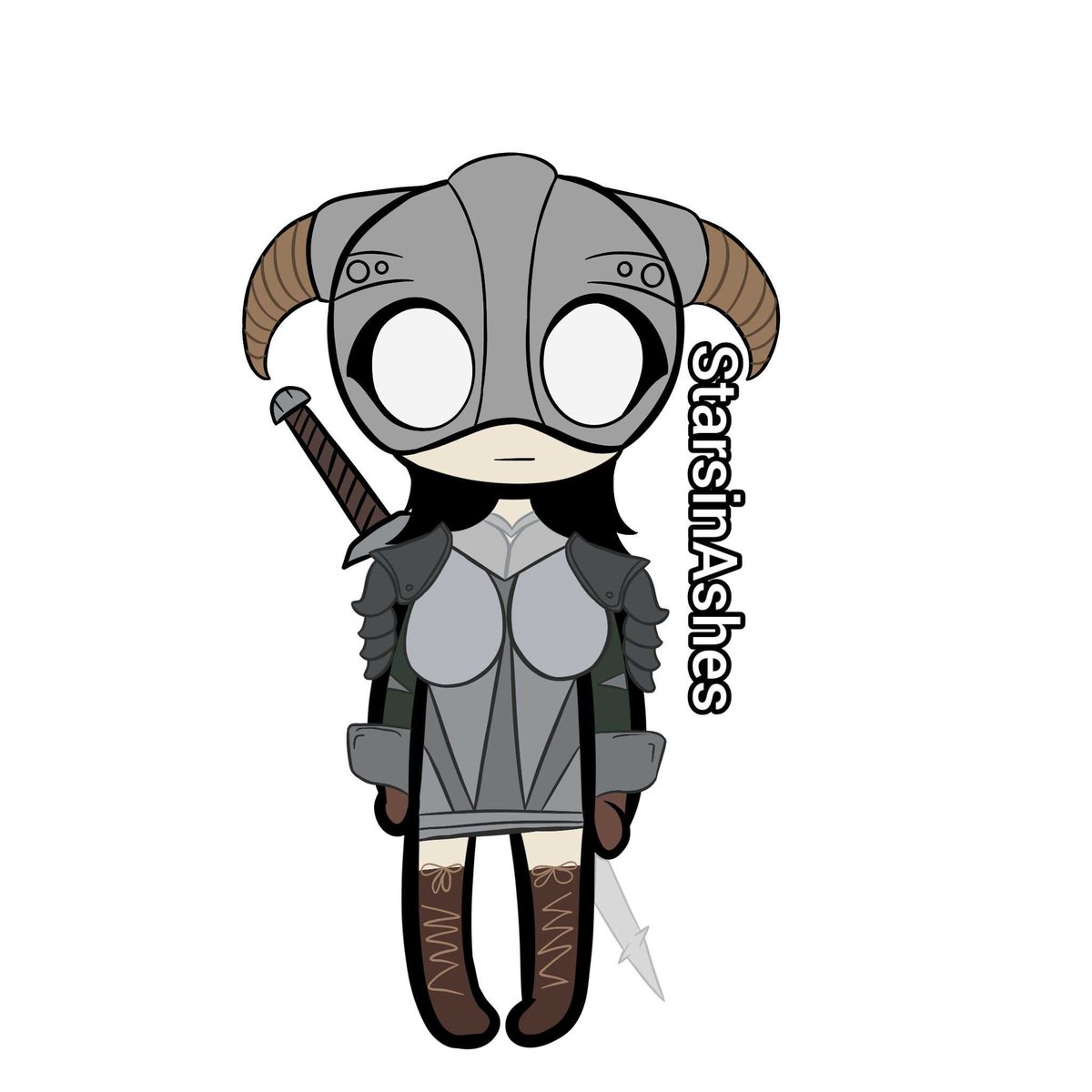starsinashes's tweet photo. Female Dovahkiin Chibi #skyrim #elderscrolls #OC https://t.co/PrbNuZBDQB