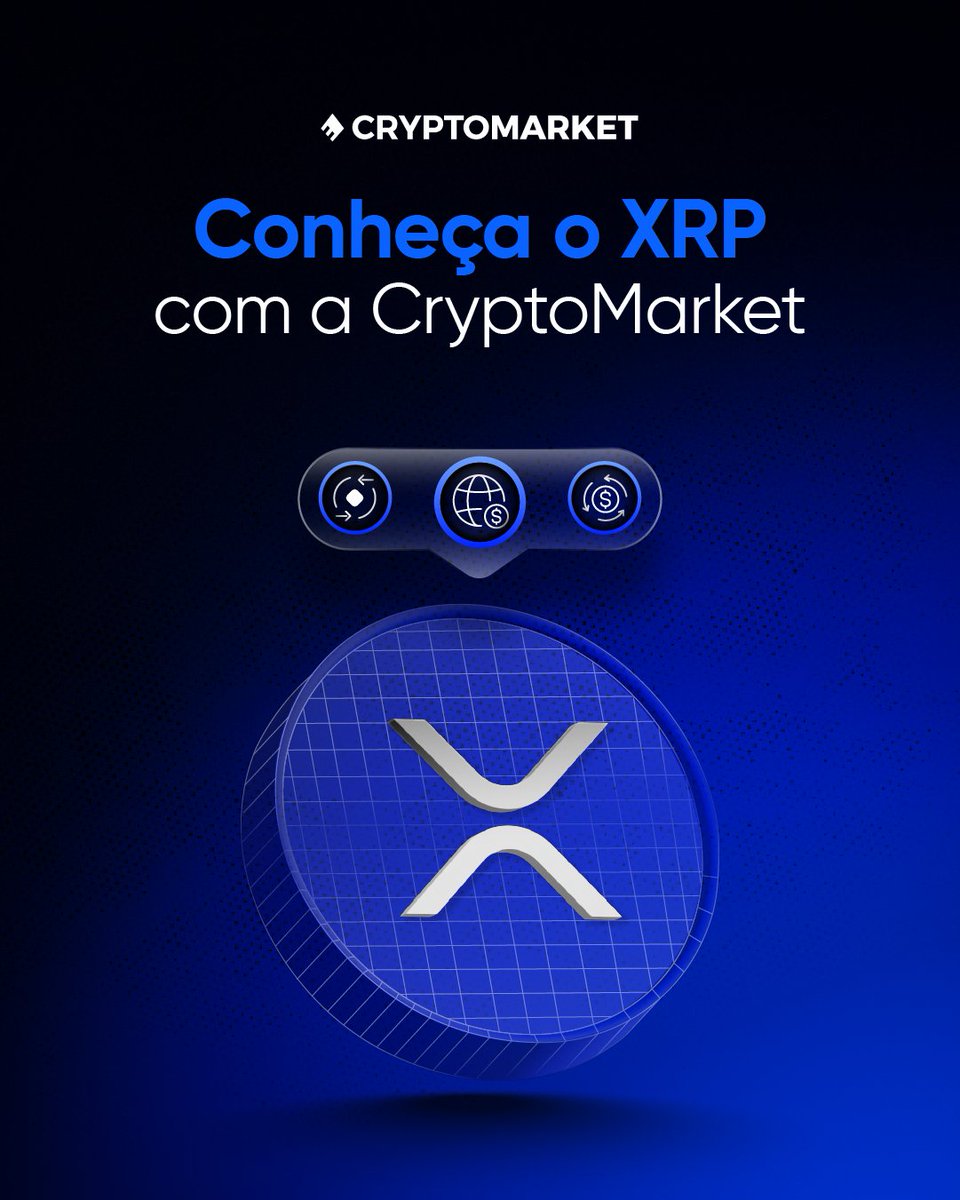 🌎💸 O XRP foi criado para movimentar dinheiro globalmente

Rápido. Eficiente. Com baixo custo.
⚡ Transferências quase instantâneas
🌐 Solução real para pagamentos internacionais
💧 Alta liquidez no mercado
🔎 Conheça o XRP.
🚀 Opere com tecnologia de alto nível.

#XRP