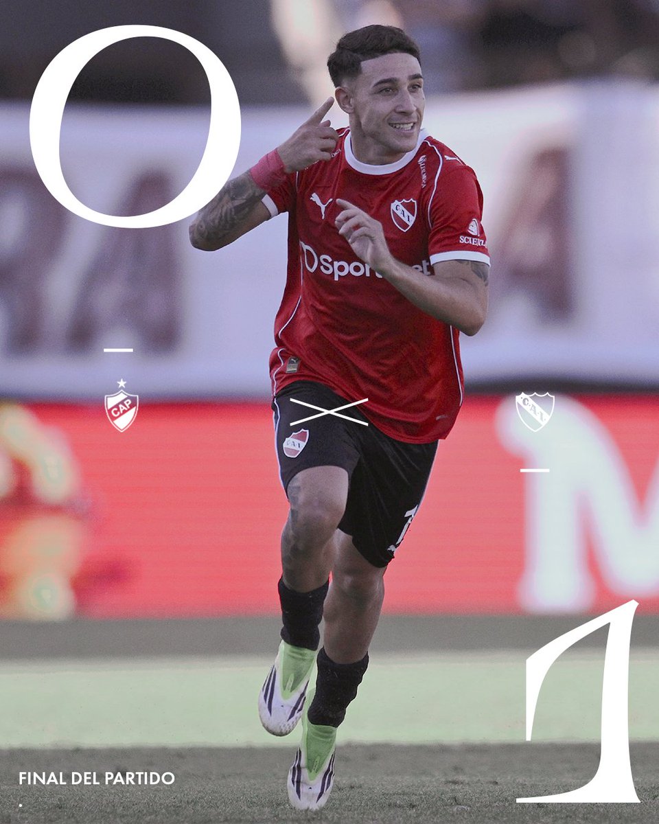 ¡GANÓOOOOOOOOOOOOOOOOOO #INDEPENDIENTE!

#TodoRojo 🔴