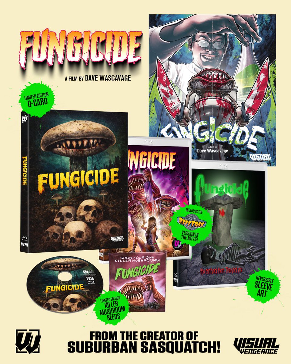 あの『恐怖！キノコ男』が北米でBlu-ray発売決定！！！！！！！！！！