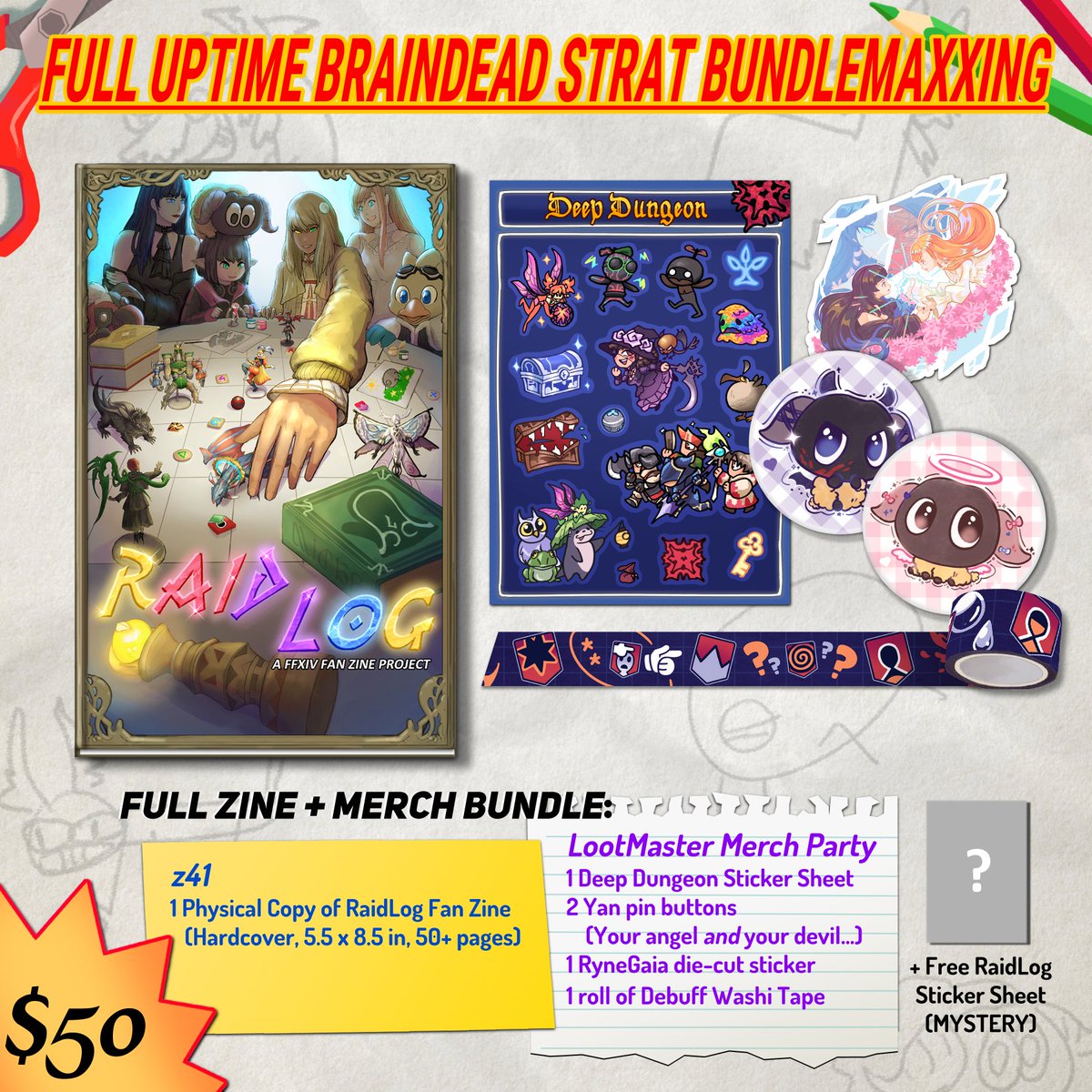 RaidLog Project (FFXIV Fan Zine) tweet media