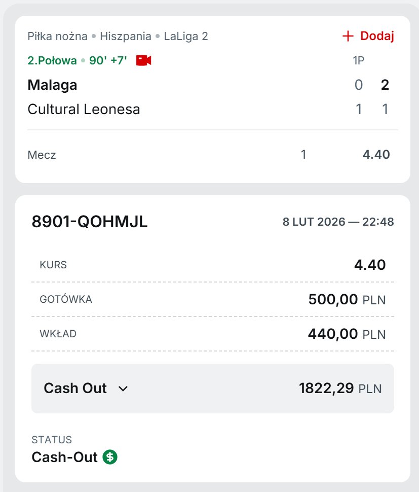 Czasami warto posłuchać wewnętrznego diabła 🙃
#Superbet