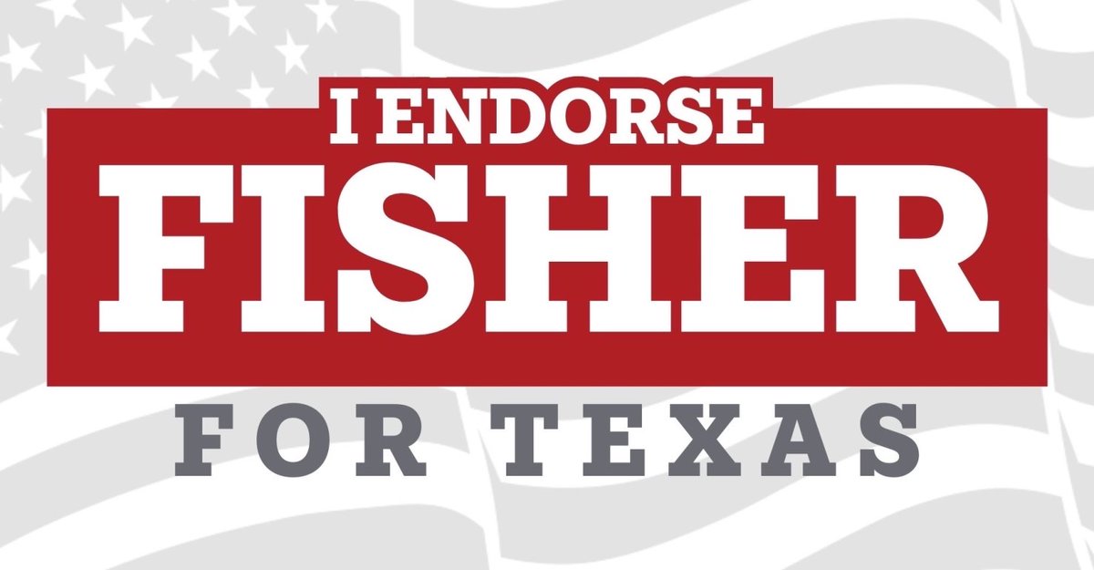 As a private citizen I endorse Fisher for Senate!