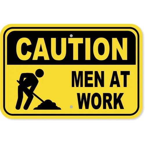 Blackdev_xyz's tweet photo. Never seen a woman complain about this sign…. Wonder why https://t.co/MrdAYjrD63