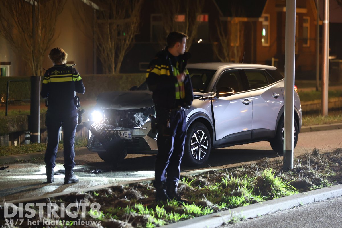 Kop-staartaanrijding op Delftsestraatweg in Pijnacker