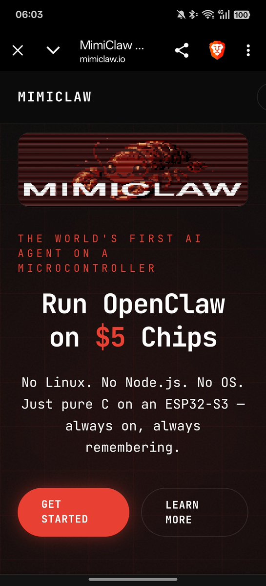 jarodise's tweet image. 喜欢折腾的朋友看过来，这位大神用C语言写了一个类OpenClaw实现，不需要MacMini，不需要VPS，只需要一片某宝上25块钱就能买到的开发板！