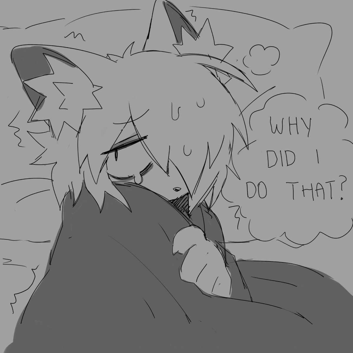 kcaneko's tweet photo. projecting through shirogane because i'm just as good as he is when it comes to handling minor inconveniences 🙃

[ #funamuseum / #funamuseart / #okegom ] https://t.co/GXdq0poJwp