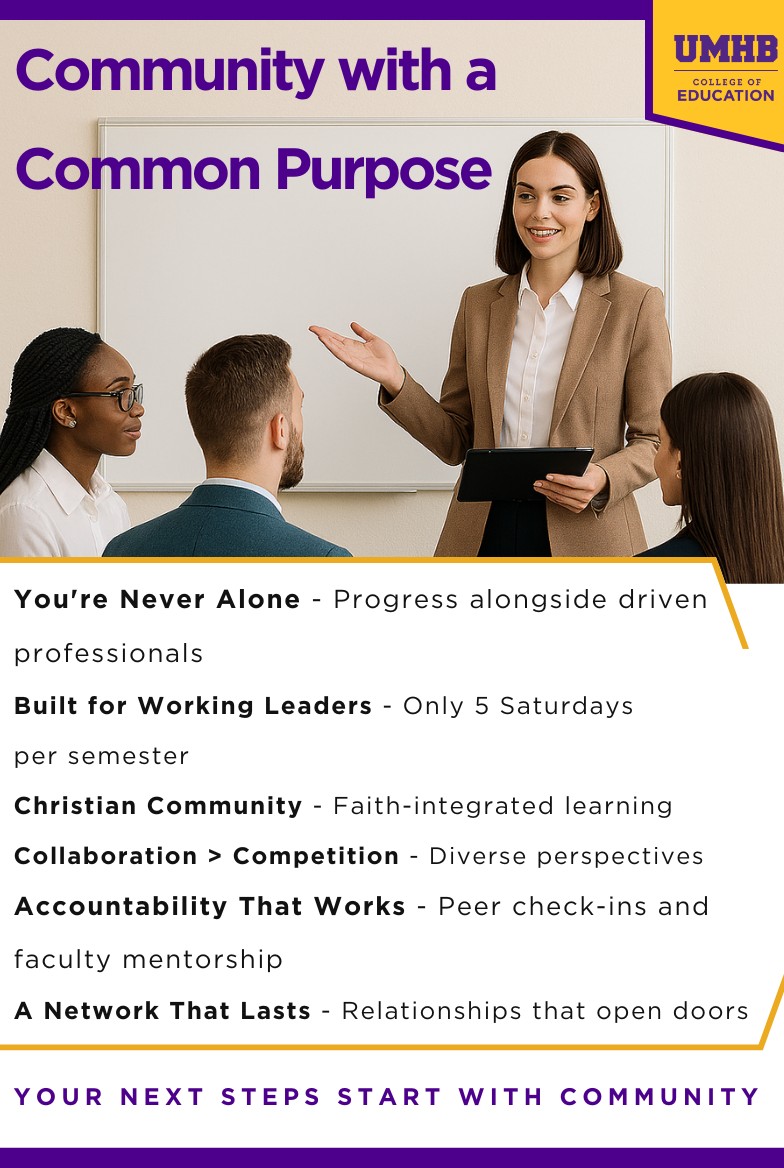 UMHB College of Education tweet media