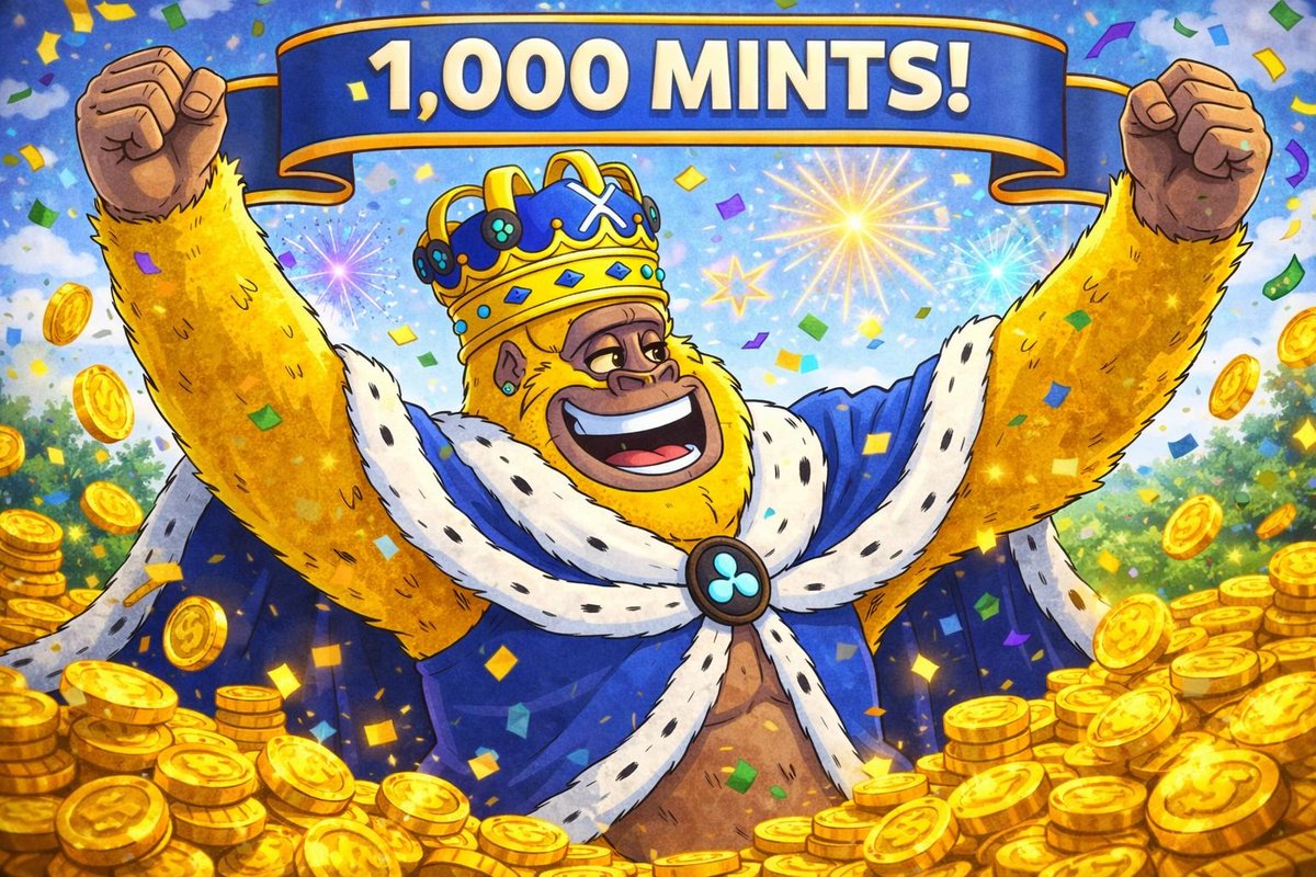 🎉 1,000 KONGZ MINTED! 🎉

Thank you to everyone who helped us reach this huge milestone, the Kingdom keeps growing because of YOU.

As promised, the 25 $XRP Giveaway is now LIVE 🎁
Open to everyone and hosted through our Discord.
We’re also getting very close to our next major