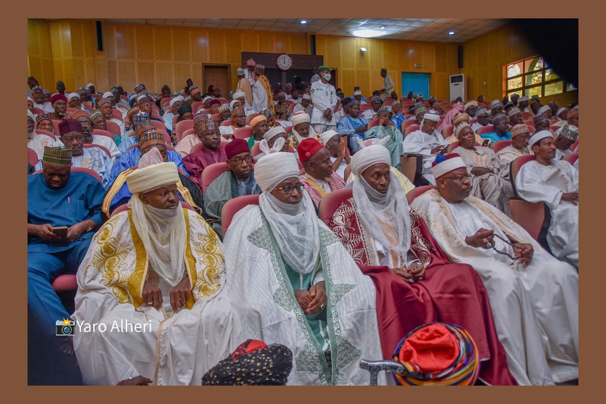 Hadejia_Emirate's tweet photo. Mai Martaba Sarkin Hadejia, Alhaji Dr. Adamu Abubakar Maje CON, ya halarci Taron Wa’azin Kafin Ramadan na Shekarar 2026 da Jama’atu Nasril Islam (JNI) ta gudanar a Hedkwatarta ta Ƙasa da ke Kaduna, a ranar Lahadi, 2 ga Sha’aban 1447AH (8 Fabrairu 2026). https://t.co/NBGxMVsS9O