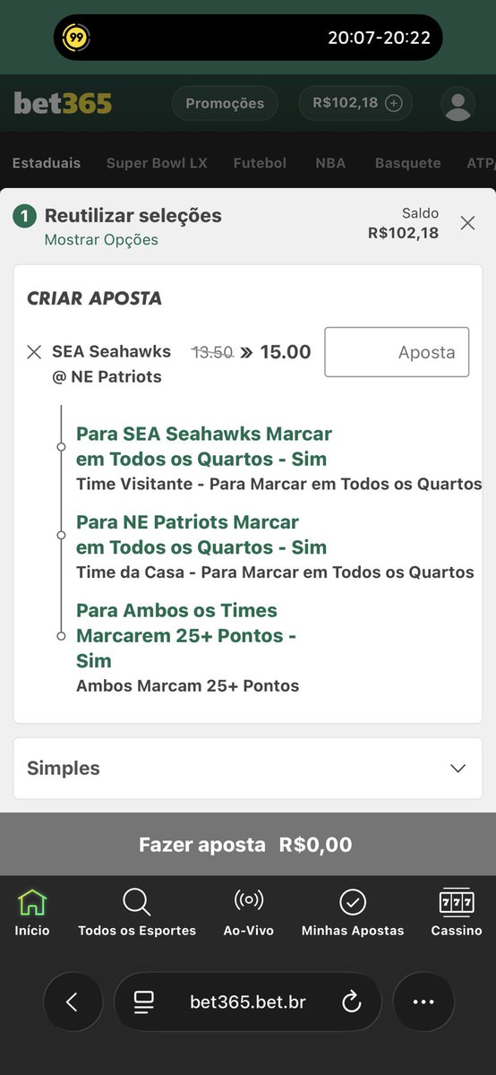 vzphsant's tweet photo. entendedores de super bowl, isso é impossivel? https://t.co/FD6rTX3v1O