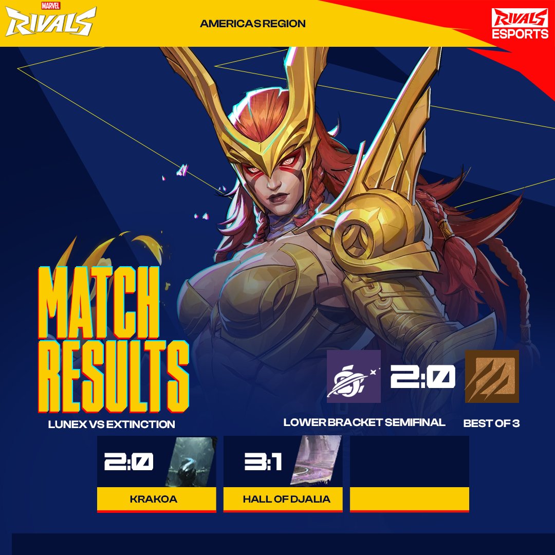 The Lower Bracket run continues and <a href="/LuneXGG/">LuneX Gaming</a> EXTINCTS their opponents