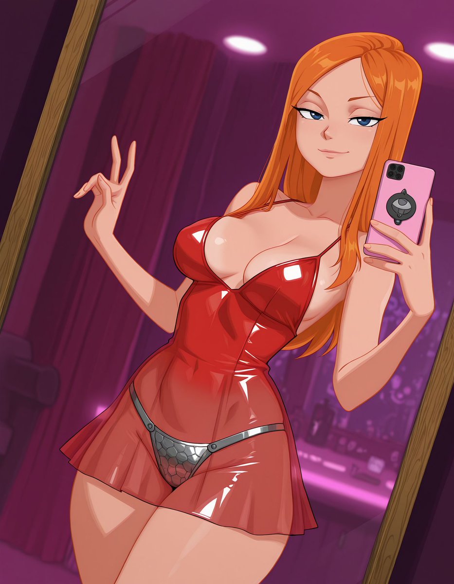 Code_SFW's tweet image. Candace getting ready for party SFW