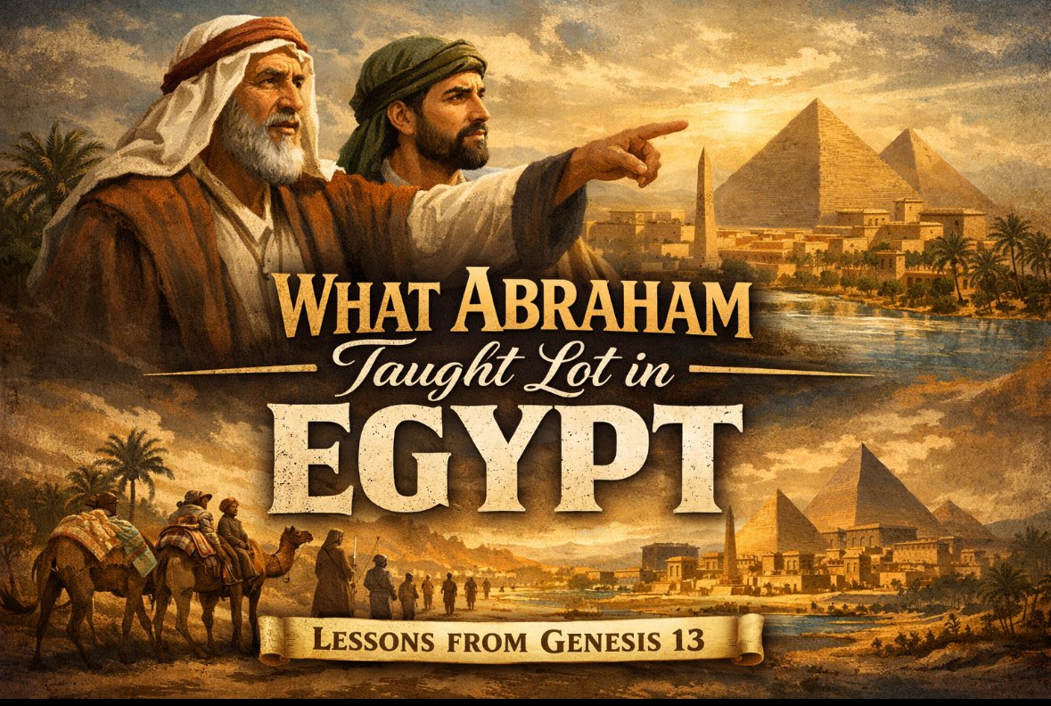 Old Pastor Grimaldi sermon I was reminded of while teaching on Abraham and Lot today! 
1. Provision from Egypt 
2. Protection from Egypt
3. Possessions from Egypt