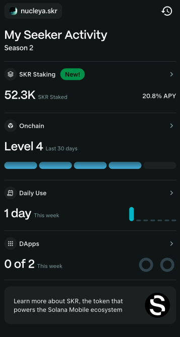 Still ultra-bullish on $SKR. 📱

It reminds me of early Solana. Back then, it was all jokes and "this won't work"—until it changed lives.

People miss the moon because they ignore the boring execution phase. $SKR is exactly there. No fireworks yet, just building.

Feels like 2020
