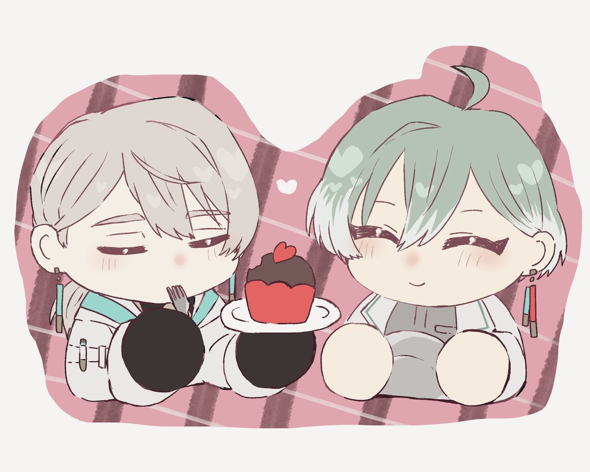 差し入れのシール用に描いた術助💌