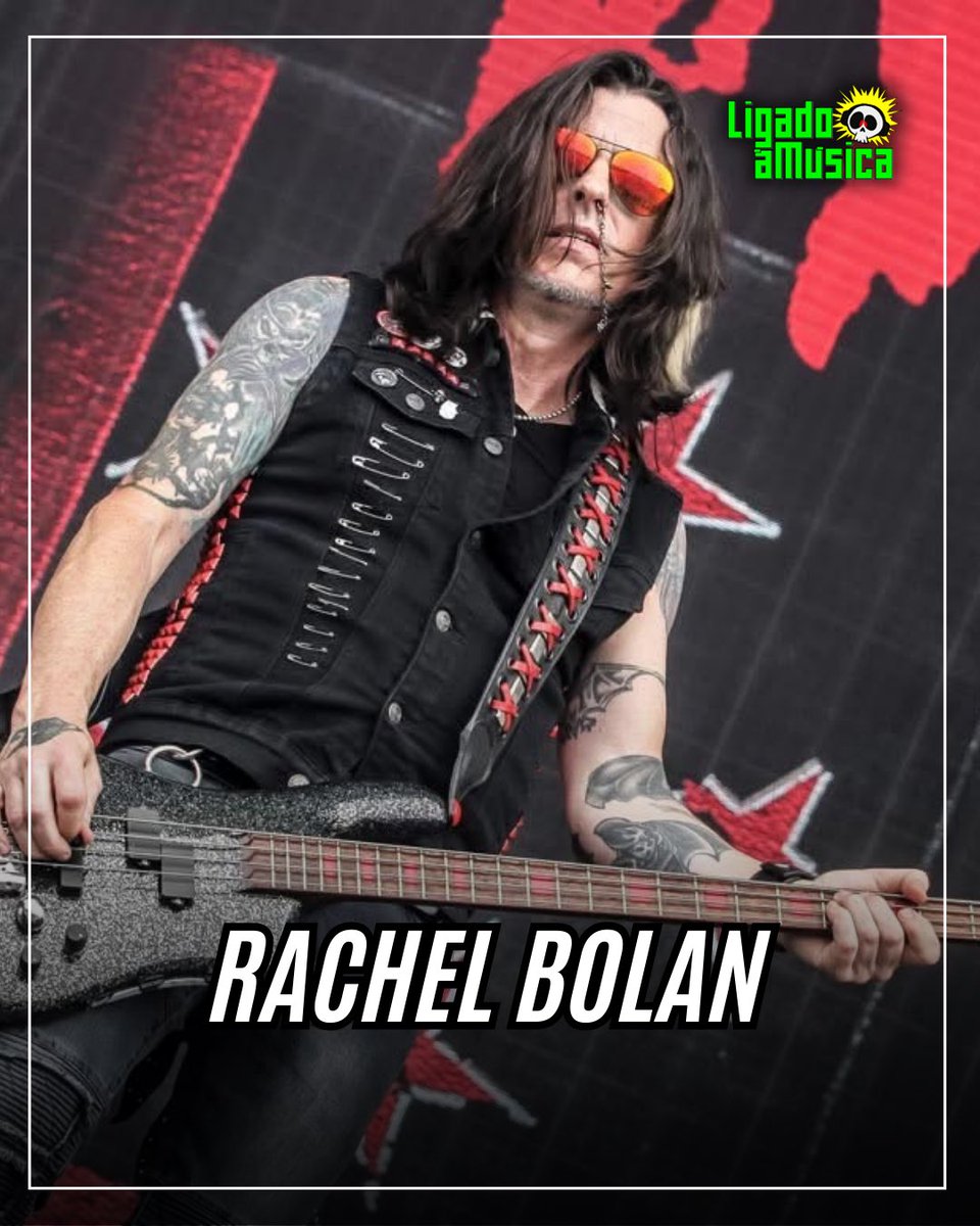Rachel Bolan, baixista do Skid Row, completa 62 anos.

#rachelbolan #skidrow #ligadoamusica