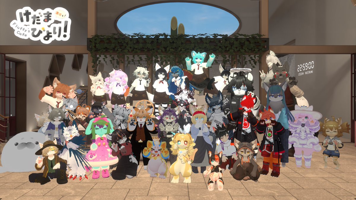 Fluffy's Cafe けだまびより tweet media