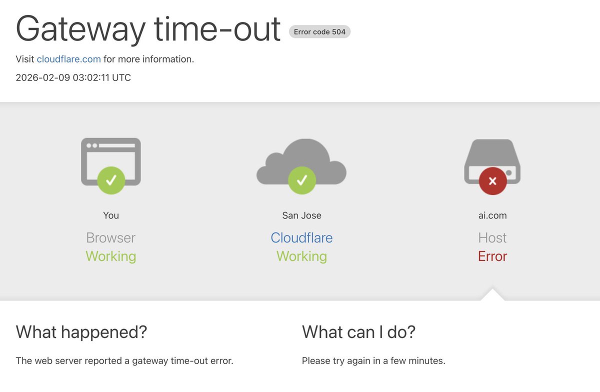 ai.com unfortunately an encapsulation of 90% of AI