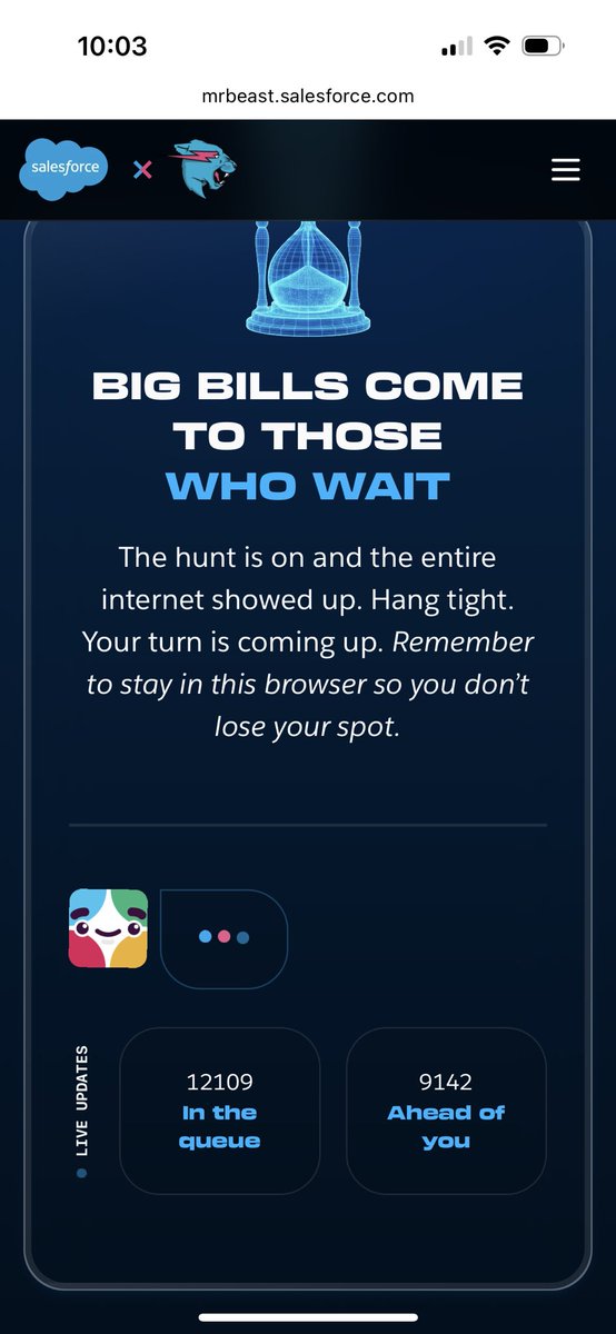 NoticeRipsir's tweet photo. Can’t be the only one having this issue @MrBeast it’s sending me back and forth and never sending the email. Well I tried. That cube is all orange in the bts pictures I’ll never know why https://t.co/BUzl5Jk93D