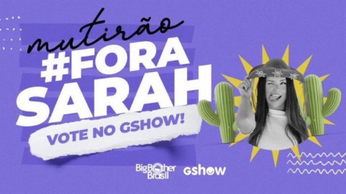 FORA SARAH VEM SER FALSA AQUI FORA #BBB26