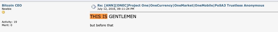 SarDooms's tweet image. “This Is Gentlemen”

A classic Bitcoin meme born from a typo.
Originally meant to be “This is it, gentlemen” during a moment of market excitement it came out as “This is gentlemen.”

The phrase caught on in early Bitcoin communities (especially Reddit) and became a symbol of…