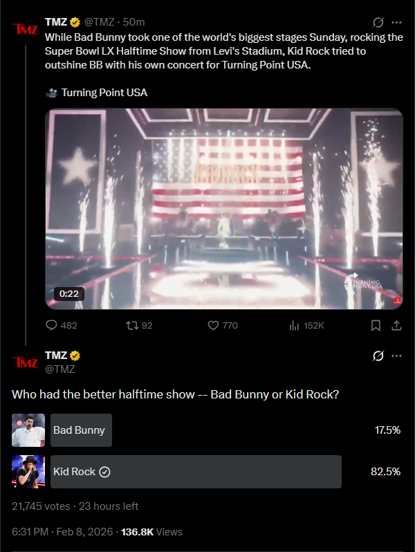 TMZ asked...
TMZ is finding out.