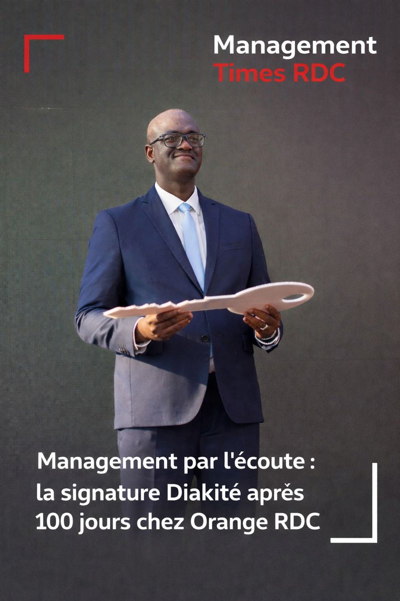 Managementtrdc's tweet photo. 🔴 Management par l’écoute : la signature Diakité après 100 jours

Après 100 jours à la tête de Orange RDC, Brutus Sadou Diakité impose un style : écoute, proximité terrain et valorisation du capital humain.

Lire l'article complet : https://t.co/OXtjZAes48 https://t.co/VY0577uTBo
