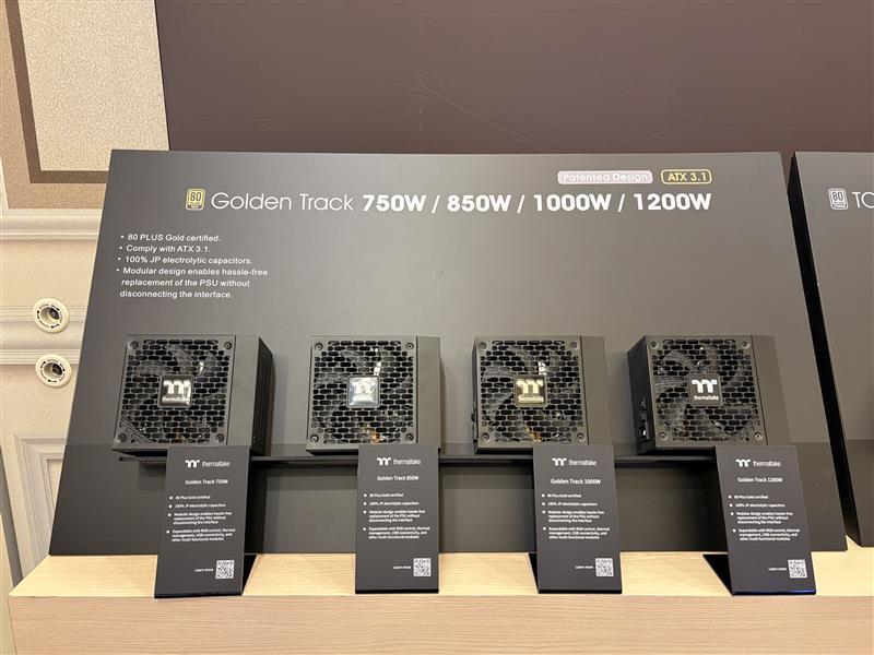 ThermaltakeInc's tweet photo. Introducing the Golden Track Series, Thermaltake’s latest power supply lineup engineered for stable performance and everyday reliability, featuring 80 PLUS Gold efficiency for optimized power delivery and reduced energy loss.
#Thermaltake #PSU #GoldenTrack #PCBuild #80PlusGold https://t.co/jezzsFpKaM