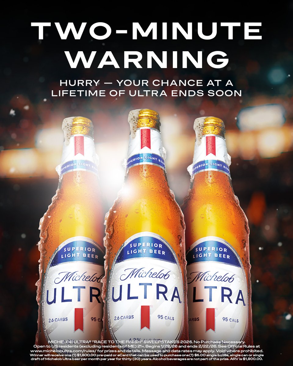Michelob ULTRA tweet media