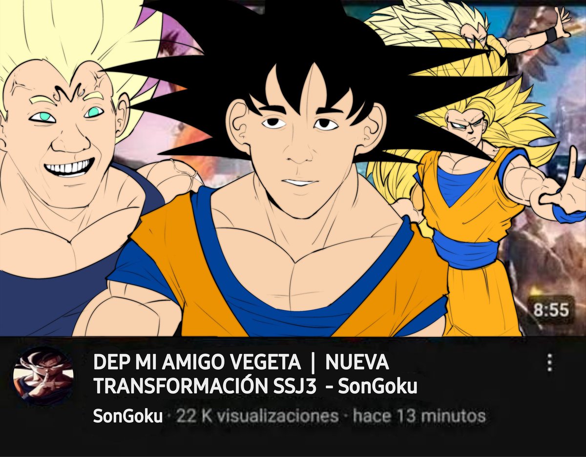 DEP MI AMIGO VEGETA | NUEVA
TRANSFORMACIÓN SSJ3 - SonGoku