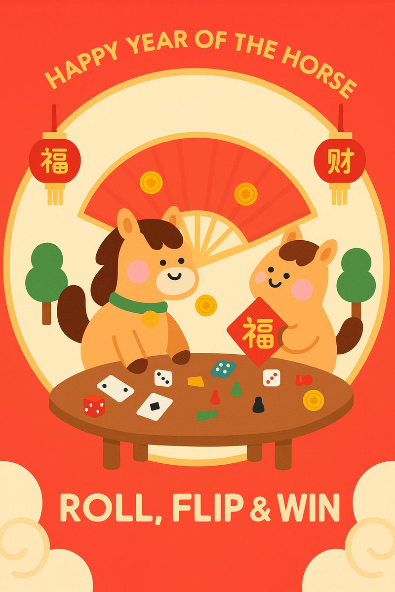 Horse Year luck unlocked. 福 is on your side 🐴🎲
#ChineseNewYear #LunarNewYear #boardgames