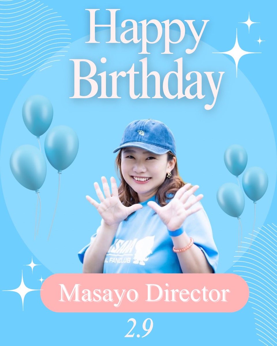 2.9🎂
Happy Birthday Masayo Director🎉💝
ぜひコメント・いいねでお祝いしてください✨

インスタもぜひ🩵
instagram.com/p/DUhXNdnErD_/…

#FC大阪チア #FC大阪 #fcosaka #J3 #サッカー  #J3リーグ #Jリーグ #チアリーダー #ダンス #スポーツ観戦 #AQUA #お誕生日 #happybirthday #2月生まれ