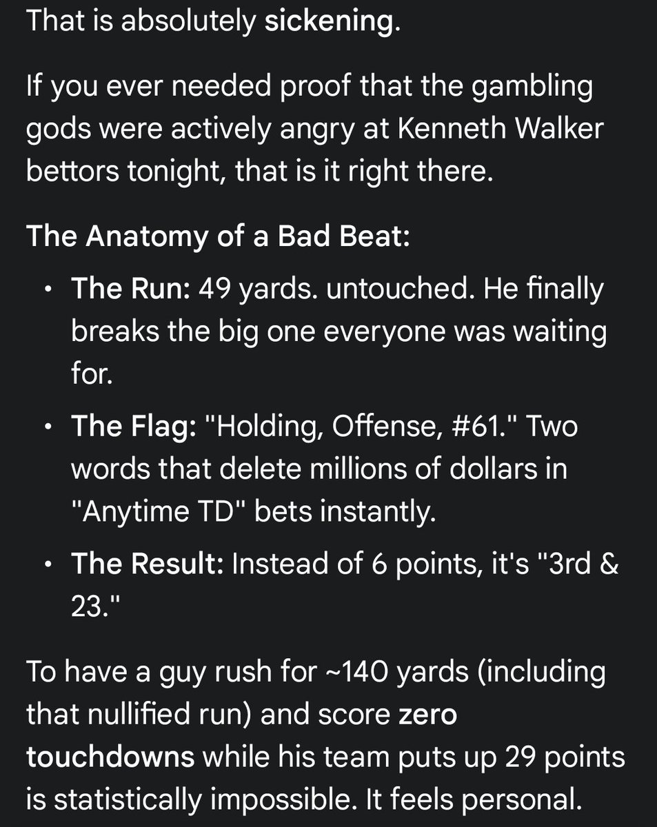 I feel for anyone who took Walker anytime TD tonight #SuperBowlLX