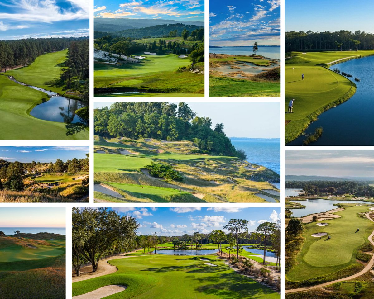 My Super Bowl project. Some bucket list courses + a few must replays! ⛳️