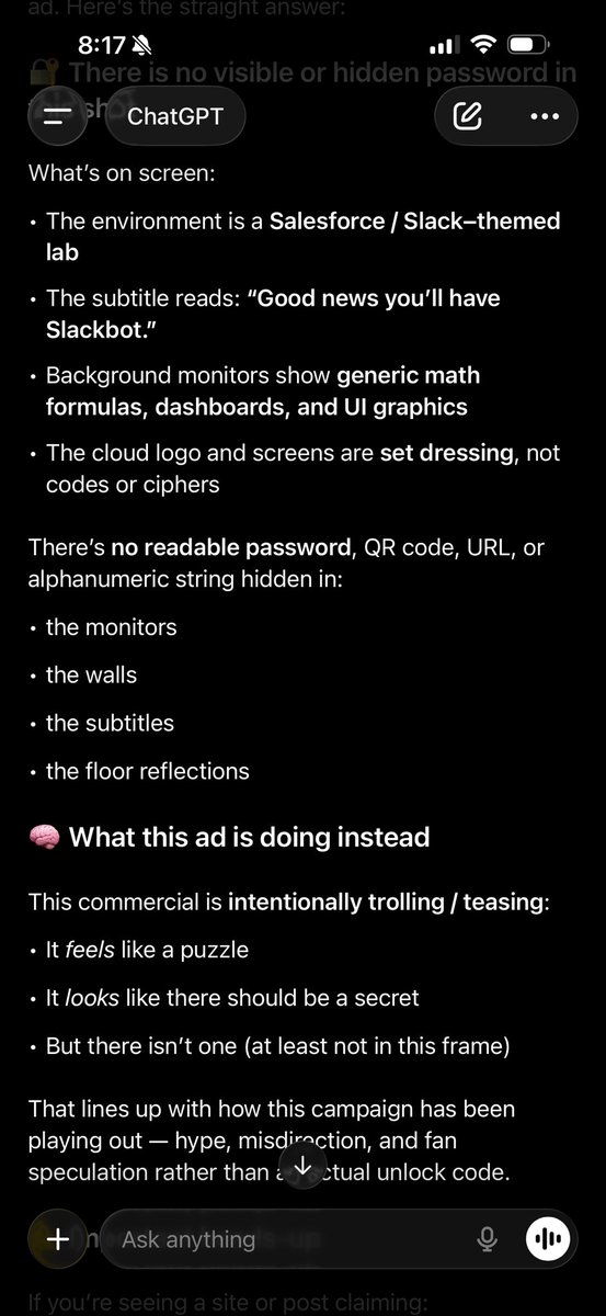 raybeezkta's tweet photo. Have we been fooled? Is this the genius of @MrBeast #slackbot #milliondollarpuzzle https://t.co/Eu26V6NETh