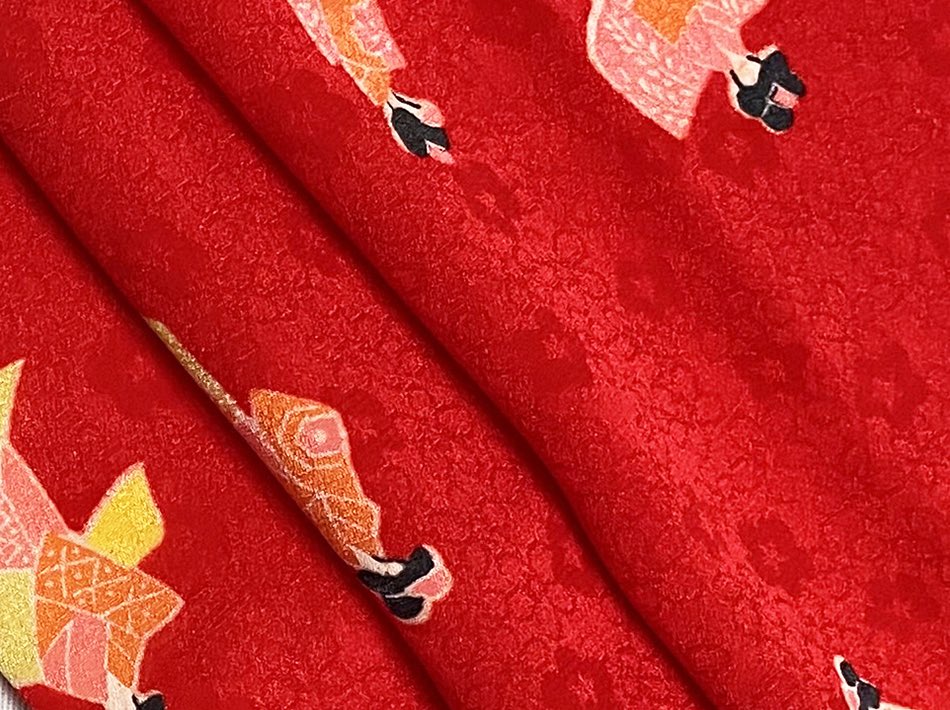 とても可愛い人形柄♪ 【#長襦袢】 5,500円（税込） 商品番号278220