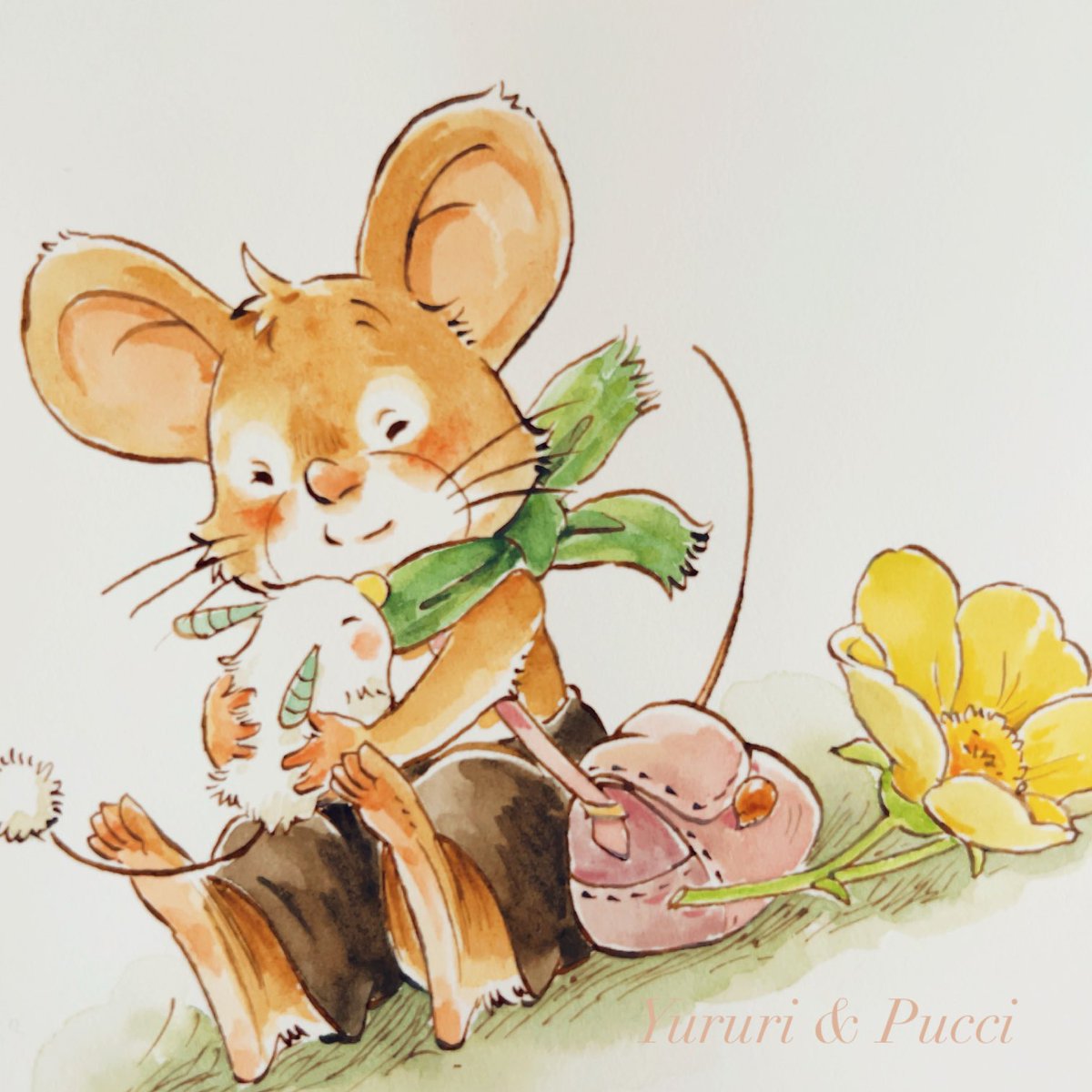 ユルリ🐹とプッチ