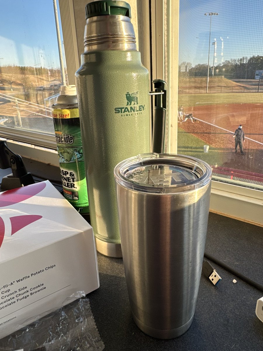 JBoggus's tweet photo. Spent 40 hours in the softball press box over the past three days. 

Biggest takeaway is that @UWGAthletics has the best student communications staff in the country! Thankful for the crew that helped us get through 13 softball games + home basketball in a looooong weekend 🐺‼️ https://t.co/2dqplLriUM