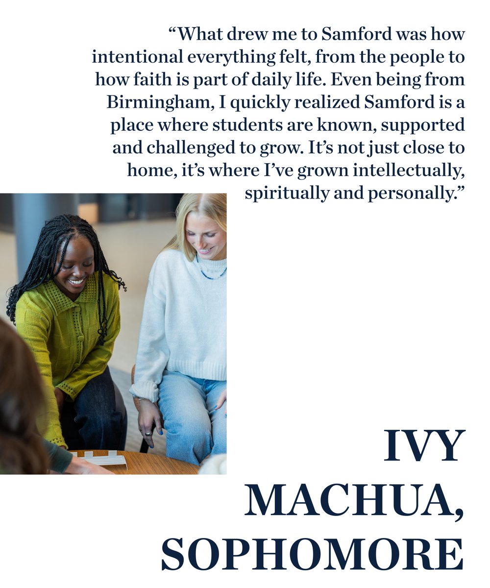 Samford University Admission tweet media