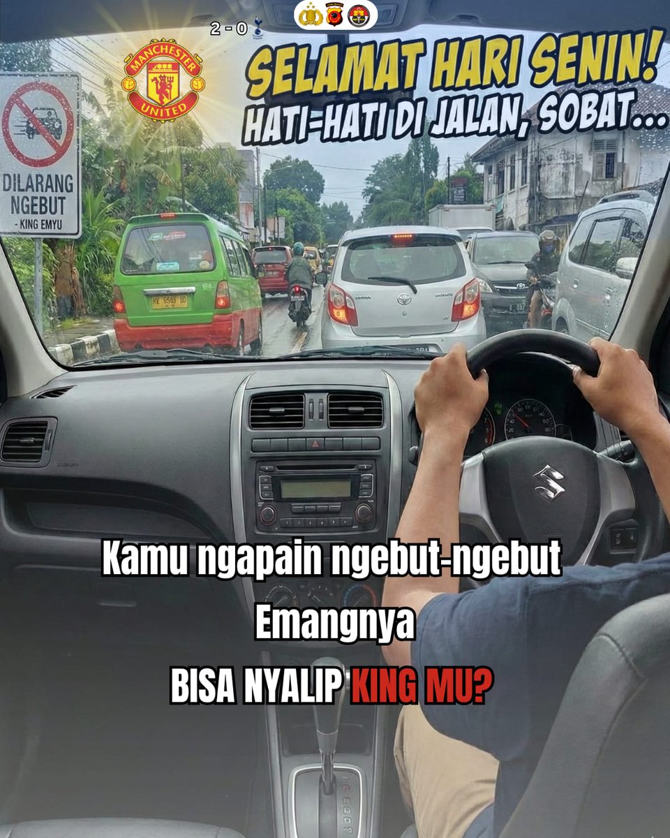 Selamat pagi ☀️
Pagi-pagi jangan ngebut 🚫
Hati-hati di jalan, patuhi aturan.
Keselamatan adalah kebutuhan 🙏
#opskeselamatanlodaya2026 #kingemyu 

@divisihumaspolri <a href="/humaspoldajbr/">Humas Polda Jabar</a>
