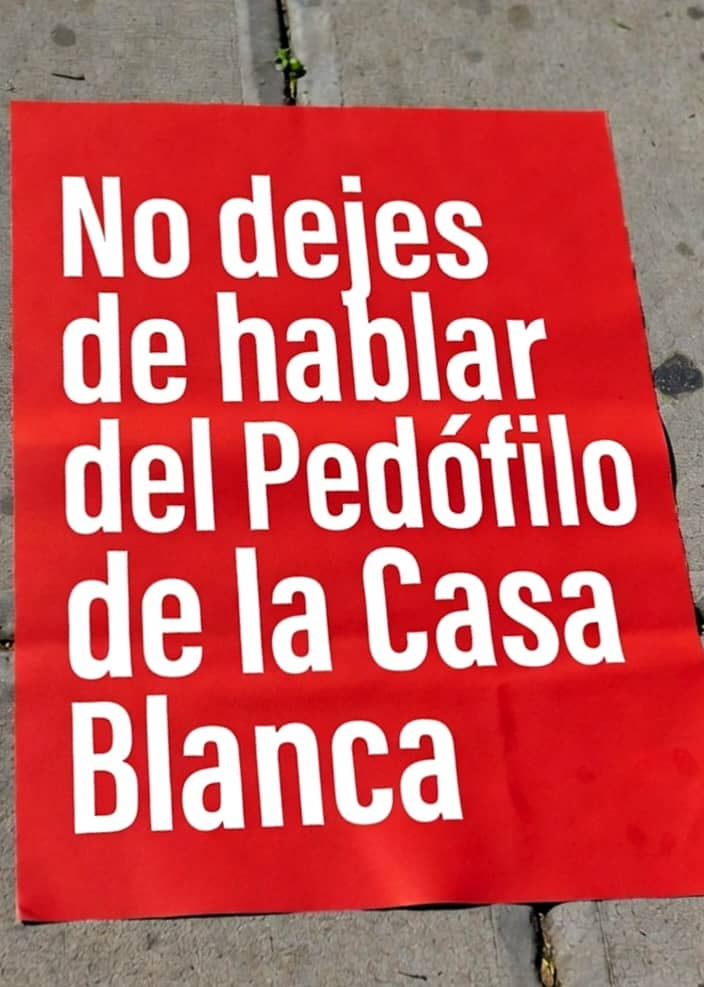 RETUITEA hasta que se HAGA justicia #TrumPedofilo