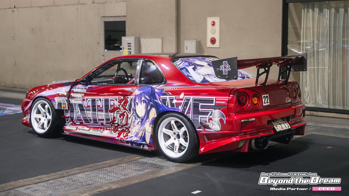 EMTGオンライン3 R34スカイライン デート・ア・ライブ 夜刀神十香仕様