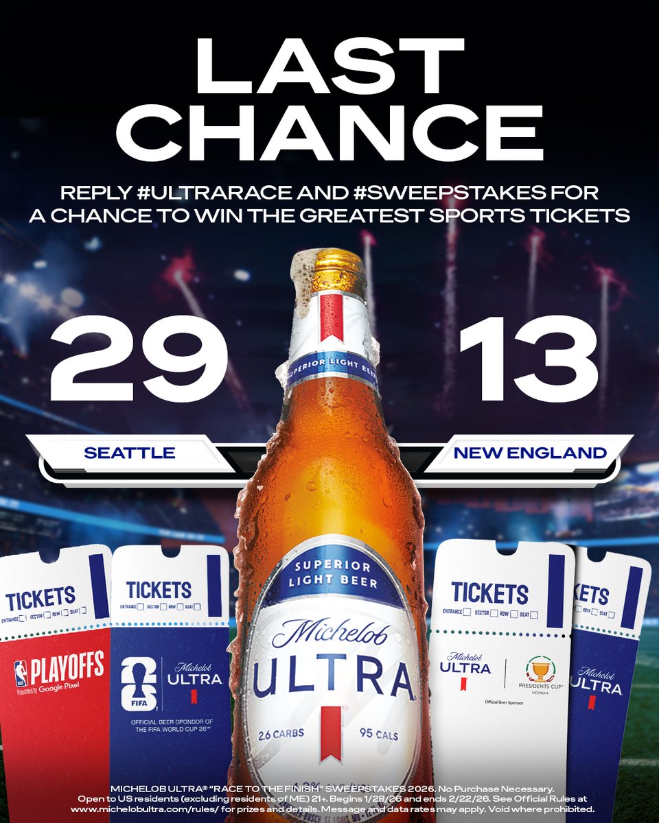 Michelob ULTRA tweet media