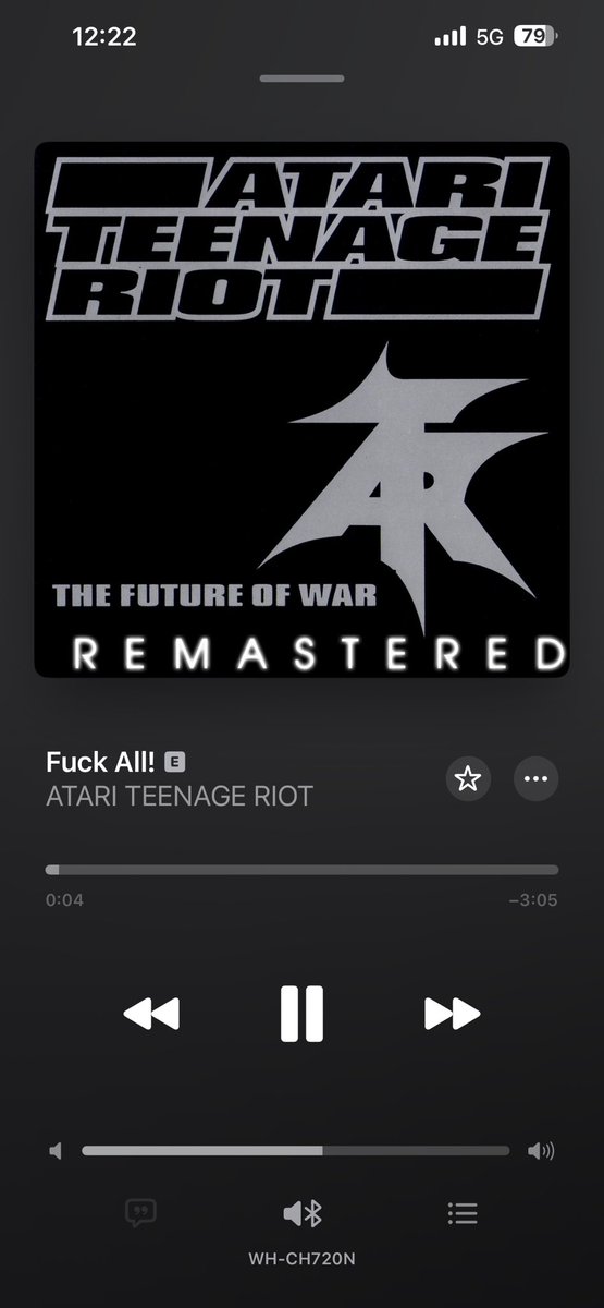 昼休憩中
Fuck All! / Atari teenage riot
#NowPlaying