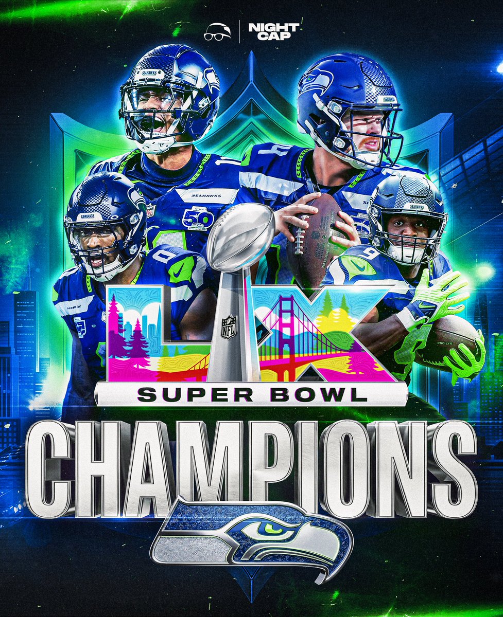 Super Bowl LX belongs to Seattle!

The Seahawks earned that Lombardi tonight and nobody can take it from them 🏆