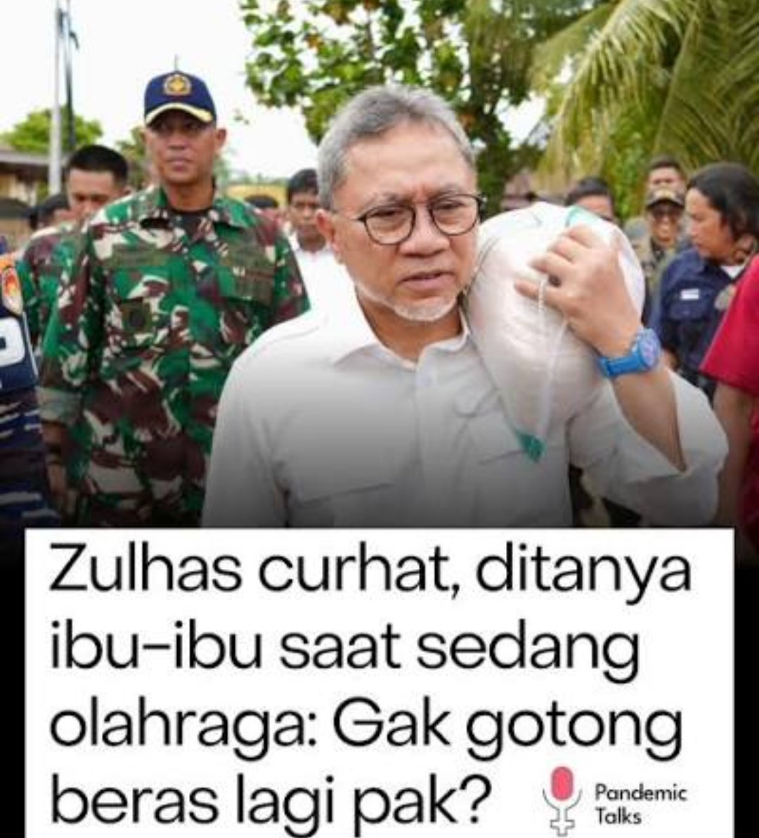 Ceysa_ku's tweet image. Bisanya cuma manggul beras, malah kepedean pula mau jadi cawapres.... 

Pede tingkat dewa nih si zulhas🥱🥱

🤪🤪🤣🤣🤣